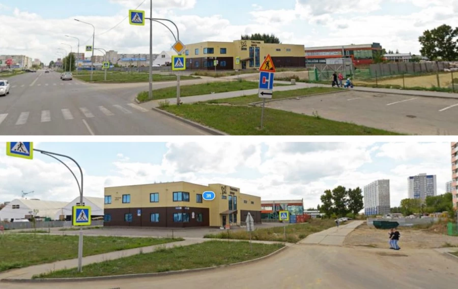 Визуализация проекта административно-торгового здания на ул. Сиреневая, 31.