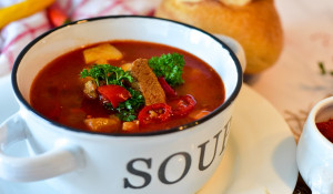 Суп, тарелка, еда.
