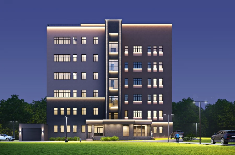 Визуализация проекта здания на ул. Шевченко, 158.