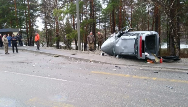 Авария в Чемальском районе Алтая.