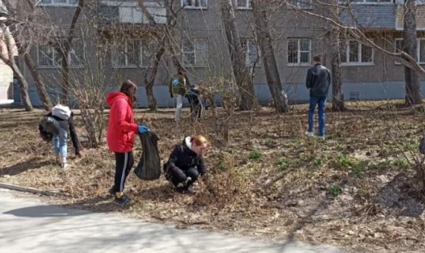 В Барнауле наводят порядок в зеленых зонах.