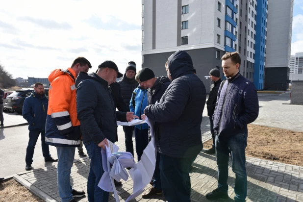 Совещание по строительству новых дорог в Барнауле.