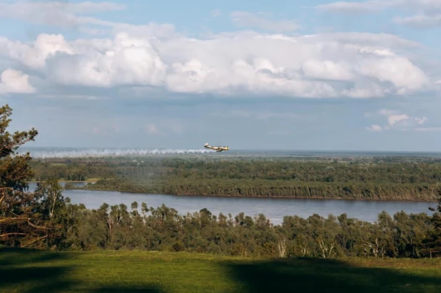 Потрясающий панорамный вид.