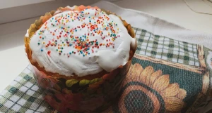 Пасхальный кулич.