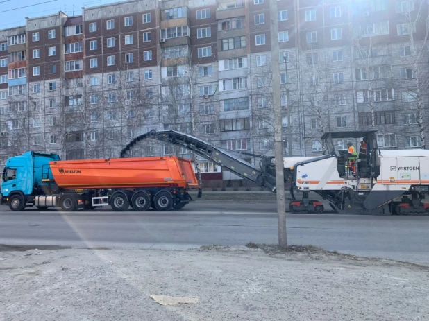 Ремонт улицы Солнечная Поляна в Барнауле.