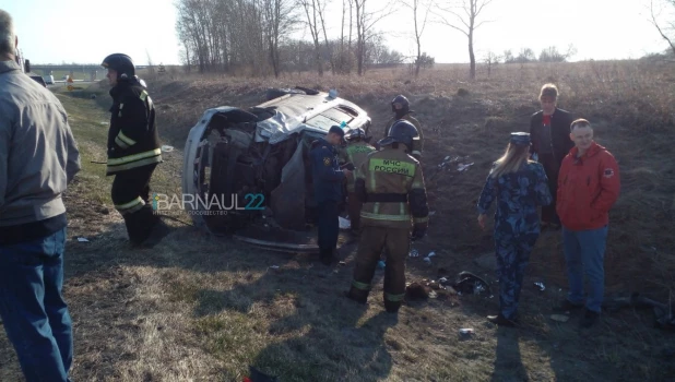 Серьезная авария на трассе под Барнаулом