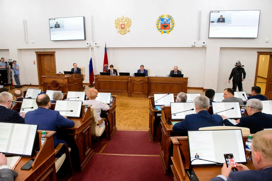 8-я сессия Алтайского краевого Законодательного Собрания. 29 апреля 2022 года.