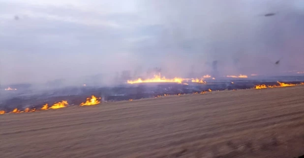 Пожар в Смоленском районе.