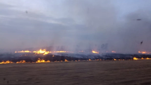 Пожар в Смоленском районе.