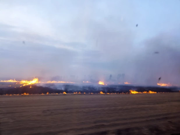 Пожар в Смоленском районе.