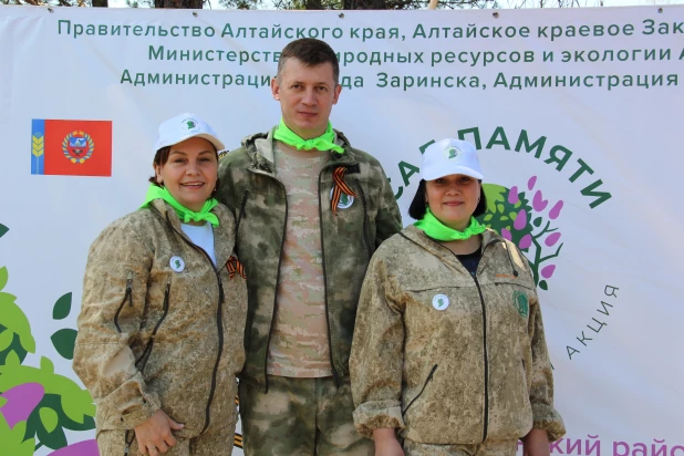 «Сад памяти» в Сорокинском участковом лесничестве.