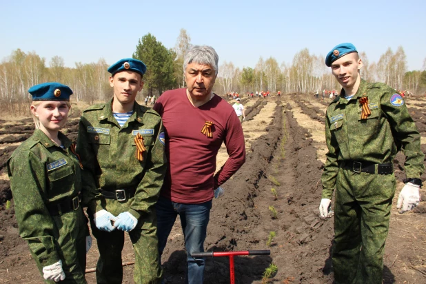 «Сад памяти» в Сорокинском участковом лесничестве.