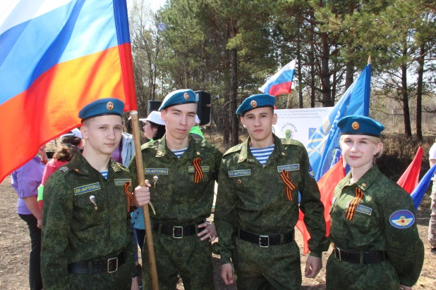 «Сад памяти» в Сорокинском участковом лесничестве.