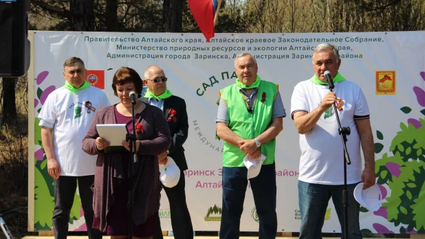 «Сад памяти» в Сорокинском участковом лесничестве.