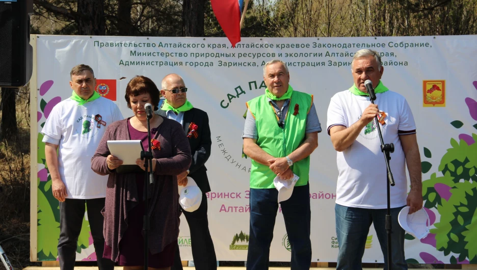 «Сад памяти» в Сорокинском участковом лесничестве.