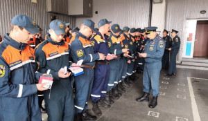 Пожарные Алтайского края отправились в Красноярский край бороться с пожарами.
