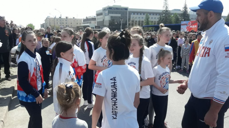 Забег в Барнауле на День Победы. 9 мая 2022 года.