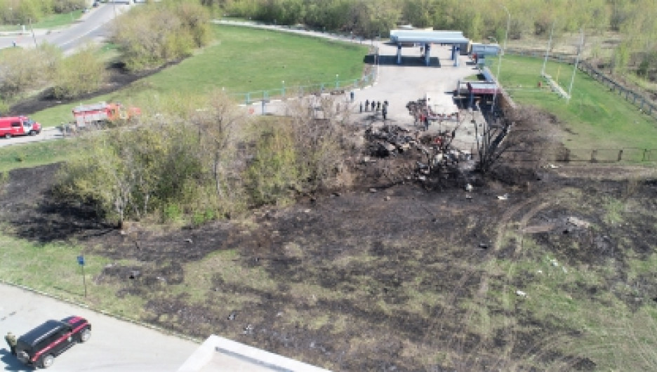Алтайский СК возбудил дело после гибели в огне работника АЗС в Новоалтайске
