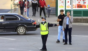 Первые большие пробки в Барнауле после закрытия моста на Новом рынке. Май 2022 года.