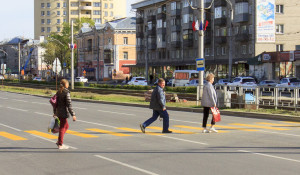 Первые большие пробки в Барнауле после закрытия моста на Новом рынке. Май 2022 года.