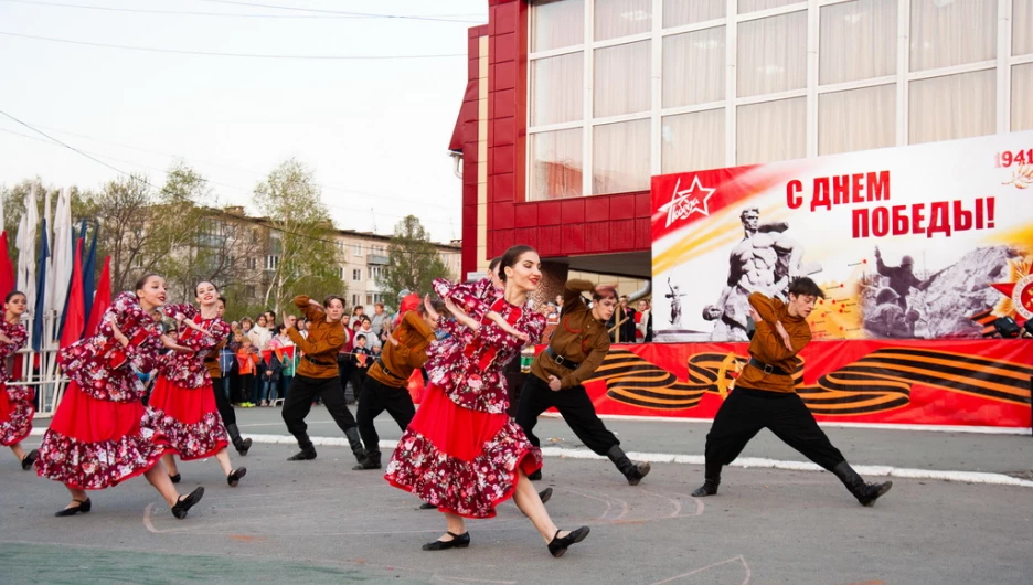 Празднование Дня Победы в поселке Южном.