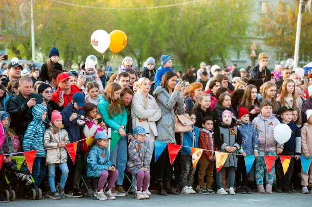 Празднование Дня Победы в поселке Южном.