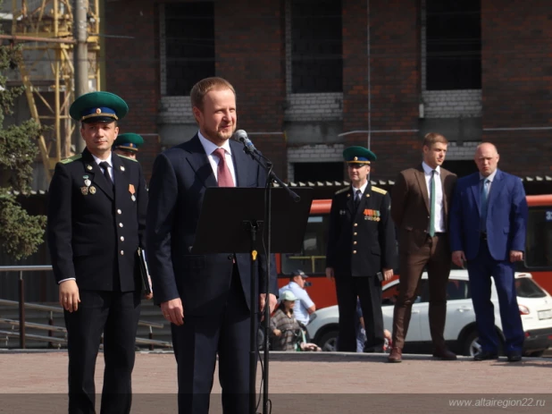 Митинг ко Дню пограничника.