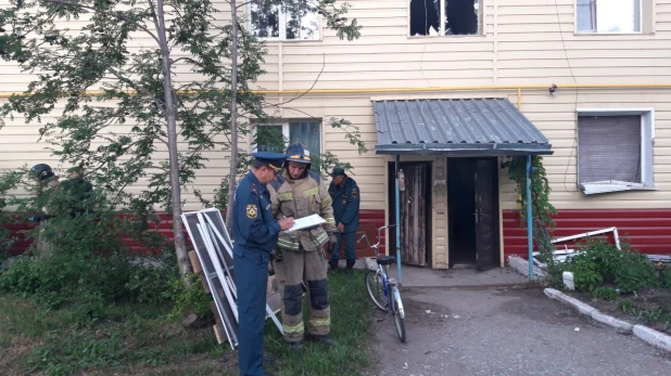 В квартире взорвался самогонный аппарат.