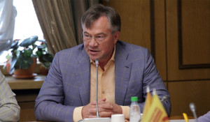 Депутат Госдумы, лидер алтайских социалистов Александр Терентьев.
