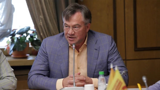 Депутат Госдумы, лидер алтайских социалистов Александр Терентьев.