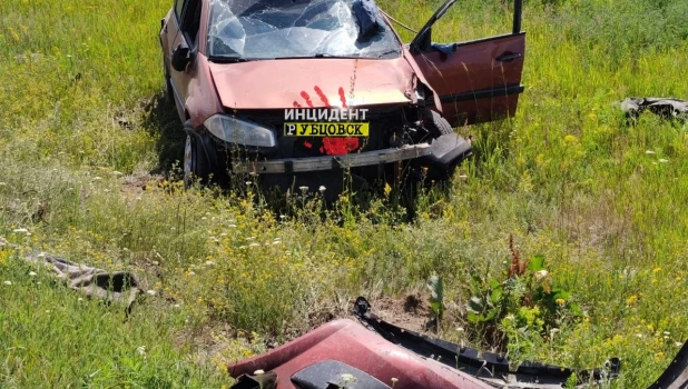 Автомобиль получил серьезные повреждения