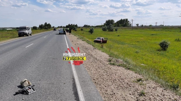 Водителя автомобиля госпитализировали