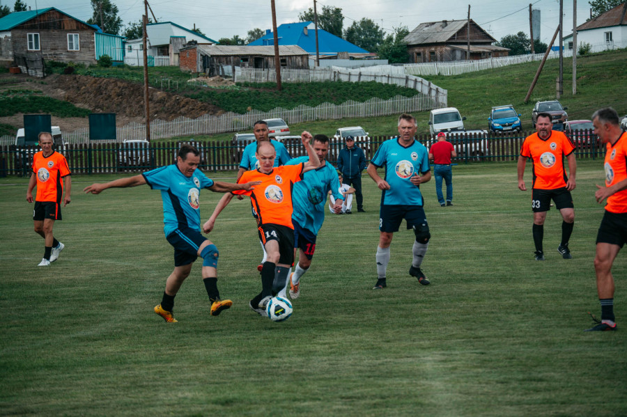 Праздник футбола в селе Дружба Целинного района. 