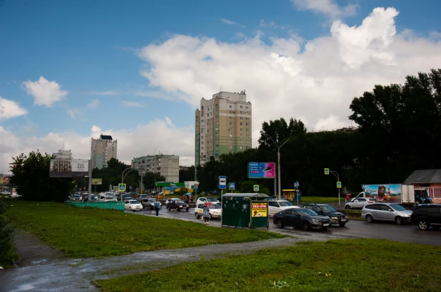 Места подтоплений в Барнауле. Попова-Павловский тракт