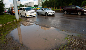 Места подтоплений в Барнауле. Попова-Павловский тракт