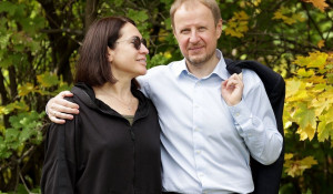 Виктор Томенко со своей женой Татьяной.