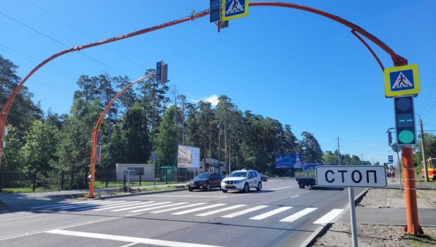 Новые светофоры в Барнауле