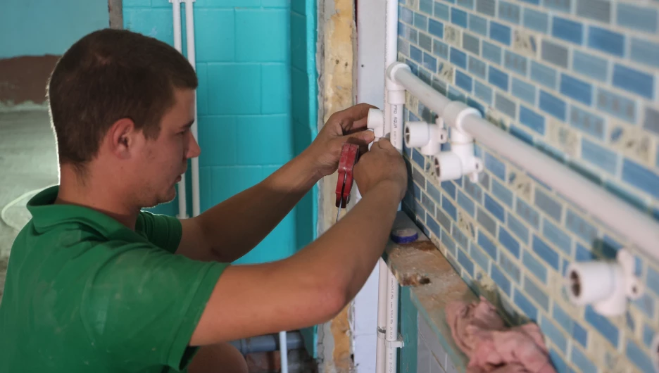 Ремонт школы в Топчихинском районе.