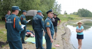 Спасательный пост на Правдинском водохранилище. 