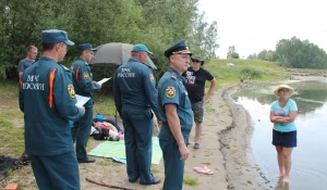 Спасательный пост на Правдинском водохранилище. 