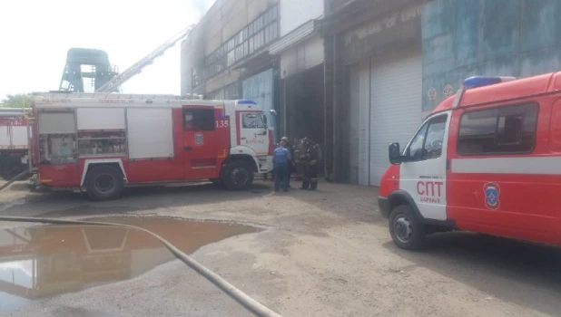 Пожар на Северо-Западной.