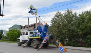 Новая линия освещения во Власихе