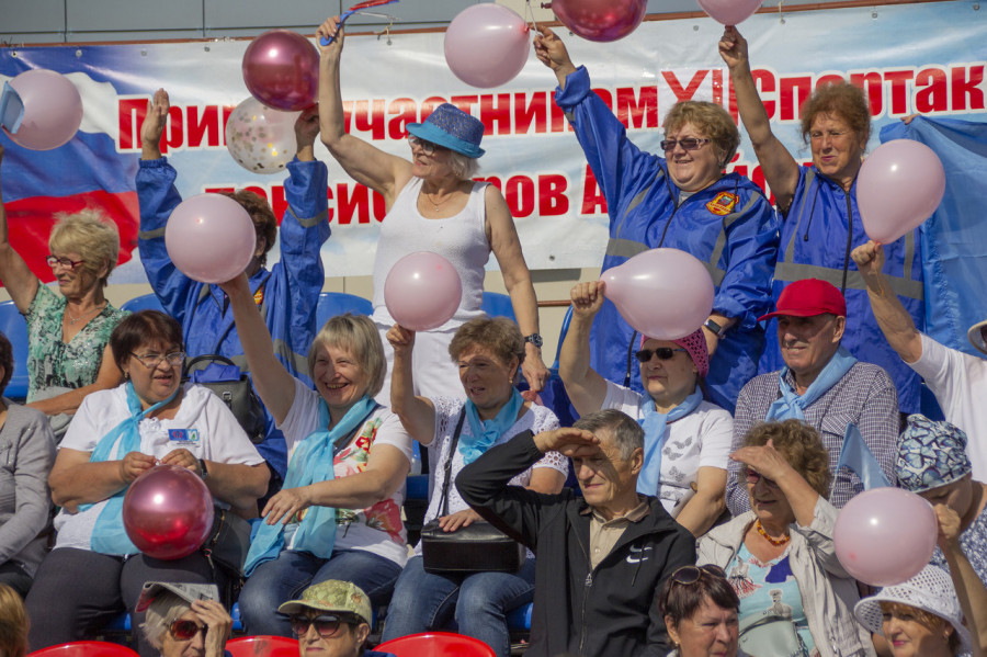 В Барнауле стартовала 12-я спартакиада пенсионеров.
