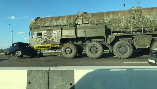 ДТП с военной техникой в Алтайском крае