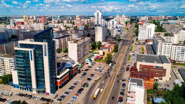 Город Барнаул.