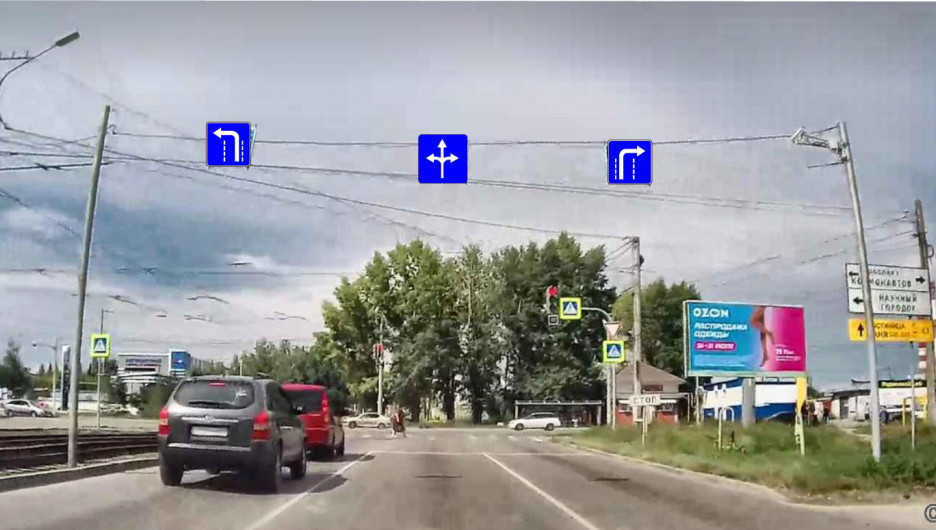 В Барнауле изменятся правила проезда оживленного перекрестка