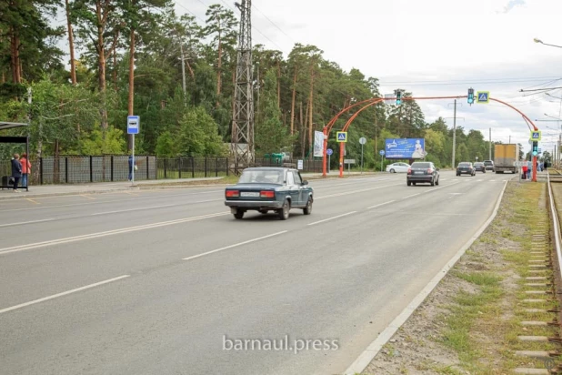 Приемка отремонтированного участка Змеиногорского тракта от ул. Аванесова до Южного тракта.