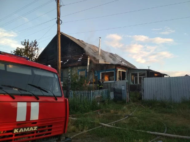 Пожары в Павловском районе. 