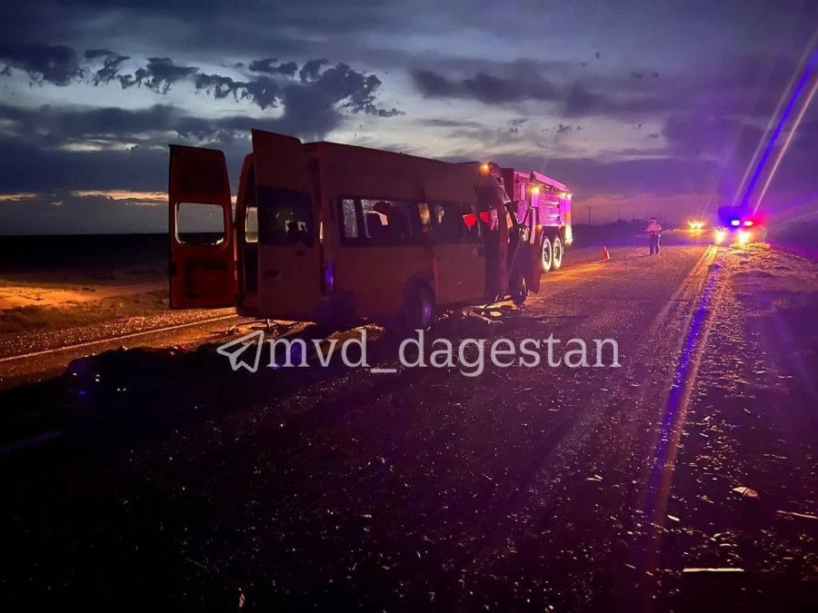 Смертельное ДТП с микроавтобусом в Дагестане