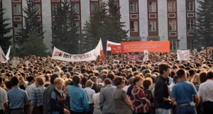 Барнаул во время Августовского путча. Август 1991 года.